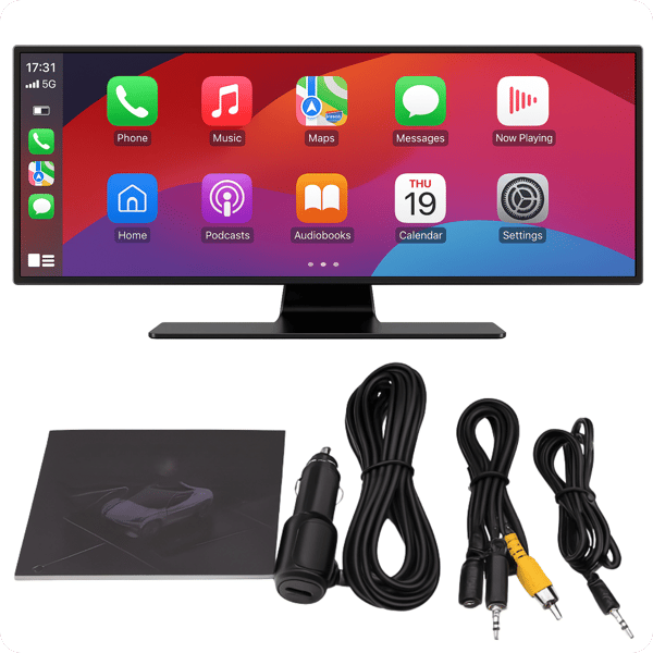 H518 Carplay Android Auto radioskärm