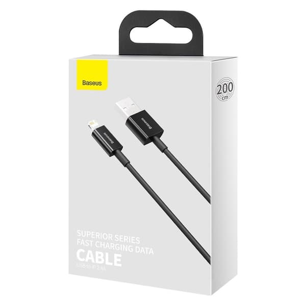 iPhone USB - Lightning-kabel 2m - Vit