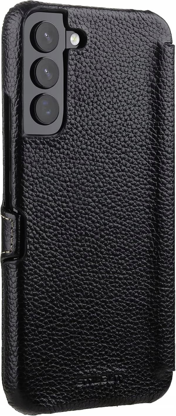 Samsung Galaxy S22 Plus Læderetui Sort StilGut