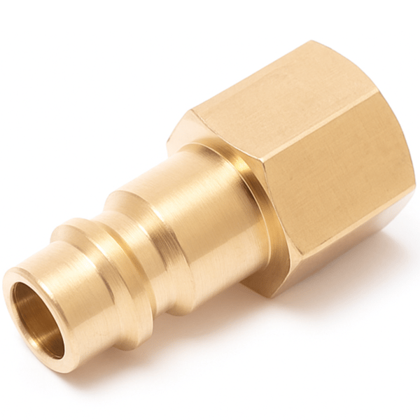 PARTNER Messingnippel til QUICK CONNECTORS, indvendig gevind 1/4"