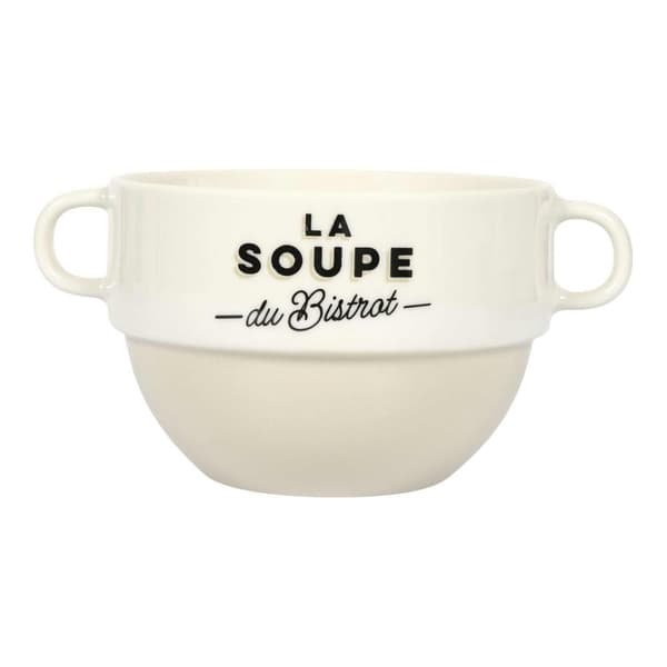 Bistrot Beige Suppeskål med Håndtag 450 ml