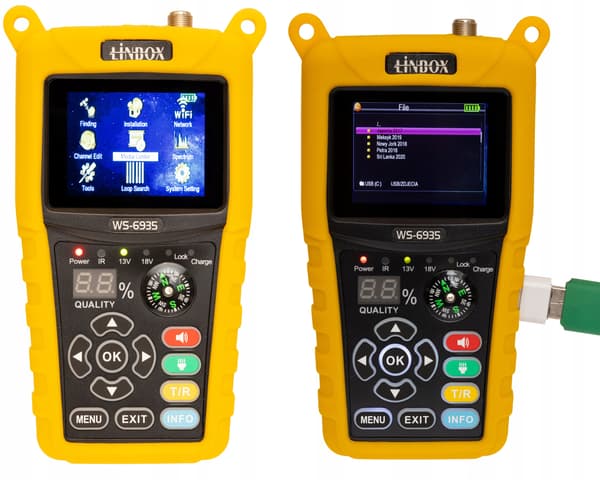 LINBOX WS-6935 DVB-S2 SATELLITMÄTARE FÖRHANDSVISNING