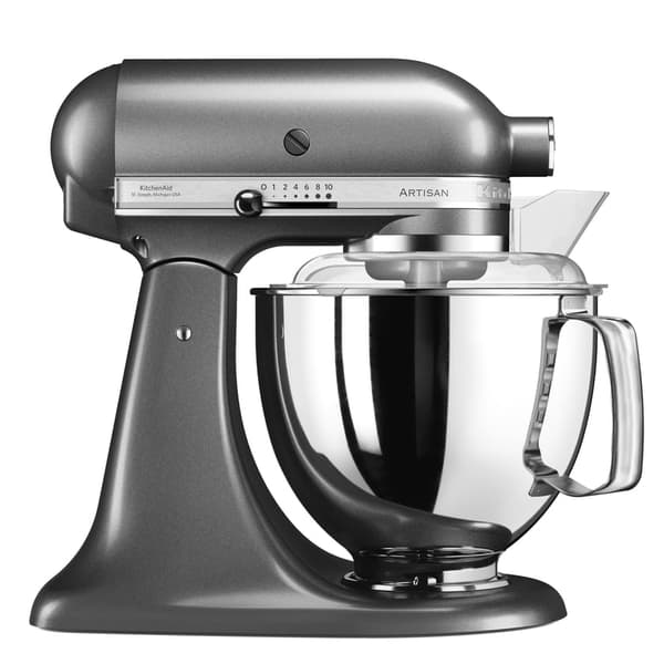 KitchenAid Artisan 5KSM175 4,8L Mixer KitchenAid Farve: Sølv Ask
