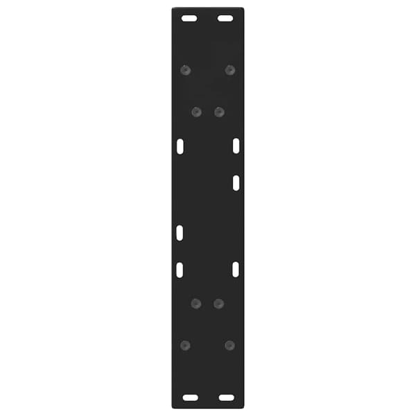 vidaXL sofabordsben, 2 stk., sort, 60x(72-73) cm, stål