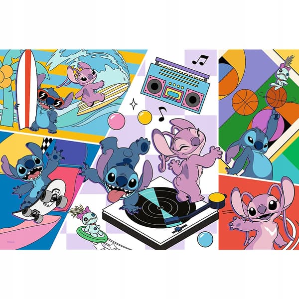 Disney Lilo och Stitch minnespussel 100 bitar