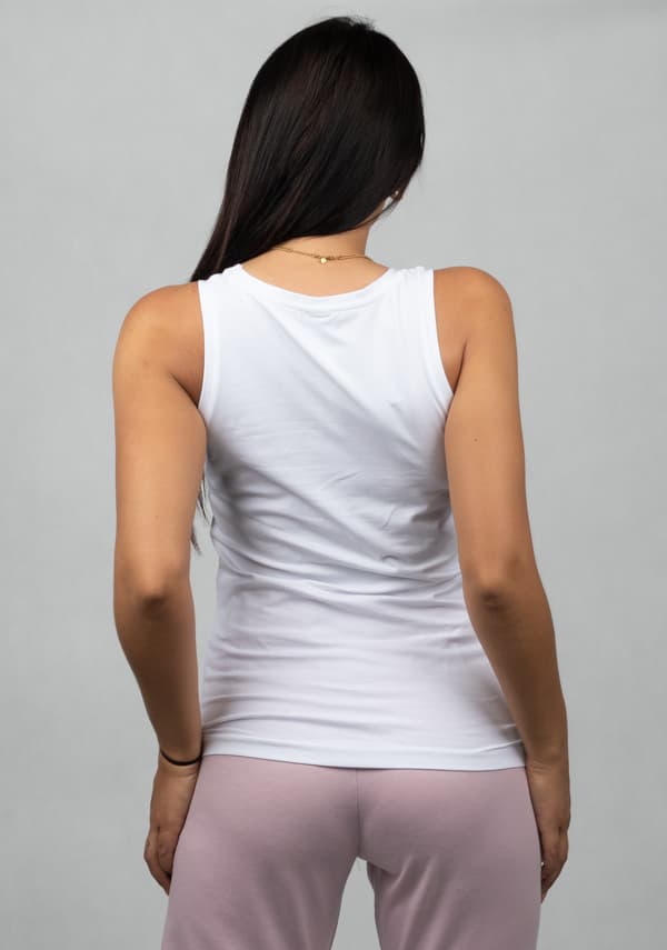 4F TOP hvid bomulds tanktop R-XS