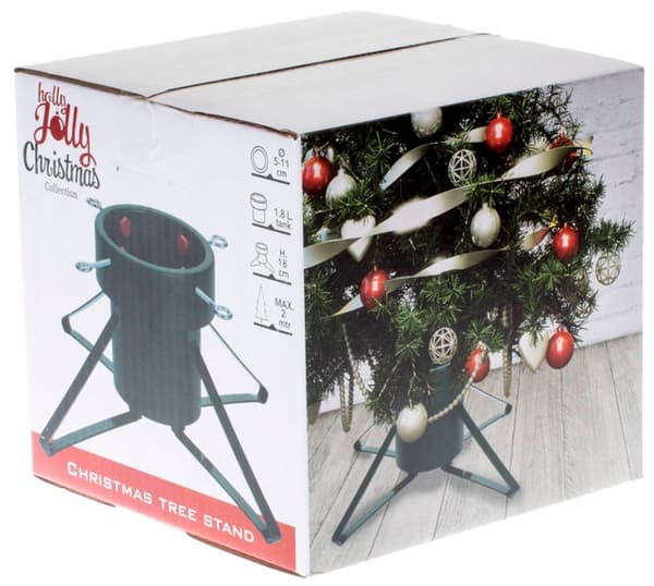 Justerbart julgransställ, grönt, 1,8 L