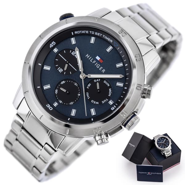 Herrklocka TOMMY HILFIGER Troy 1792104 + Låda