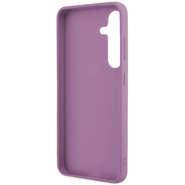 Guess Glitter Script cover til Galaxy S24+, lilla/lilla