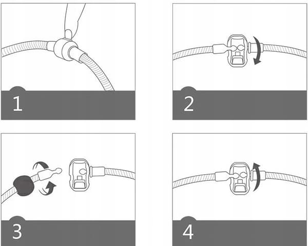 Silver Modular Armband Vit Modular 18 cm