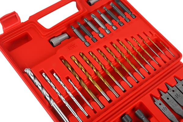 Sæt med bor, bits, topnøgler 57 dele KD11272