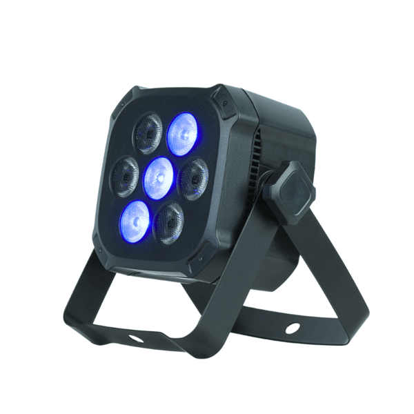LIGHT4ME CUBE PAR 7X3W reflektor PAR scenelys lyseffekt LED RGB