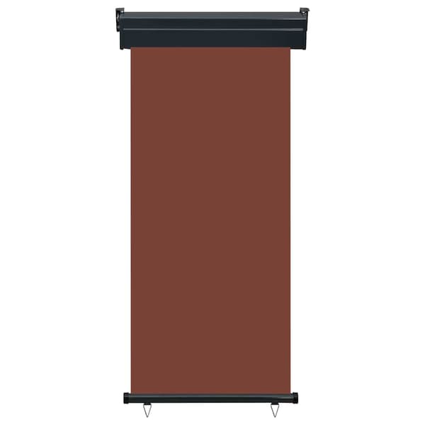 vidaXL sidemarkise til balkon 80 x 250 cm brun