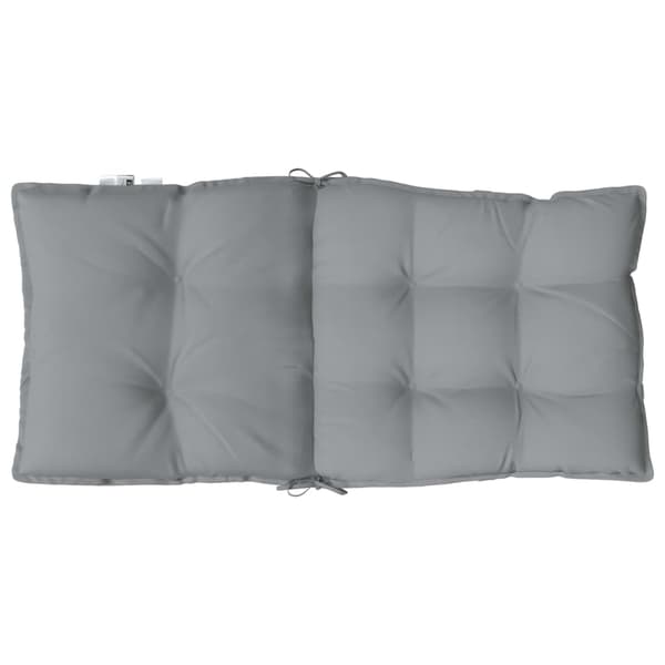 vidaXL Lågryggsdynor till fåtöljer, 6 st, Grå