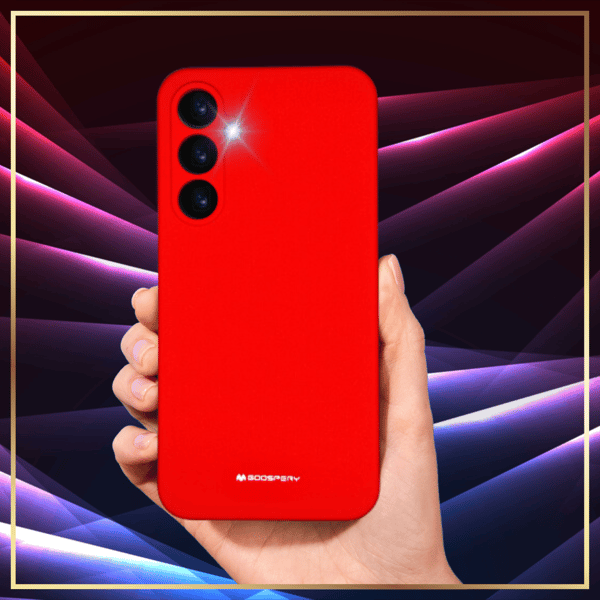 Mercury Silikone Etui til Galaxy A35, Rød