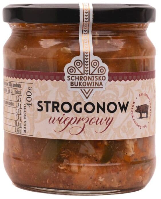 Fläsk Stroganoff 400g - Bukowina Shelter