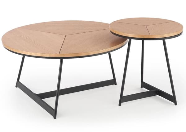 Karida soffbord, naturfärgad ek, 45 cm