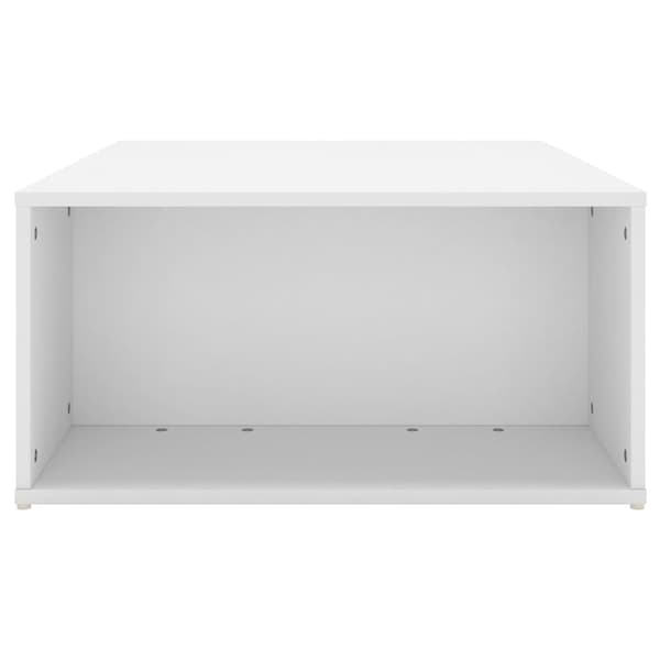 vidaXL Soffbord, Vitt, 90x67x33 cm, Träbaserat Material