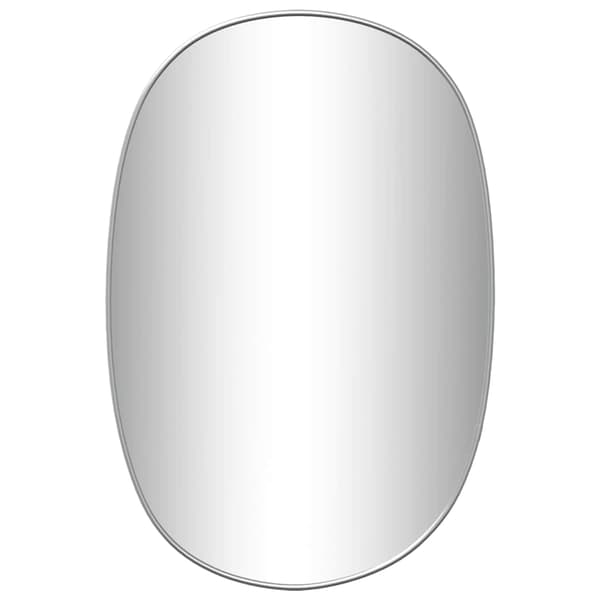 vidaXL Väggspegel, Silver, 50x35 cm