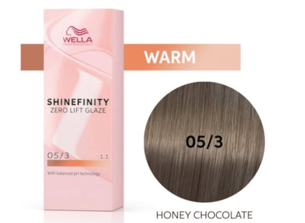 Wella Shinefinity 60 ml 05/3 lämmin