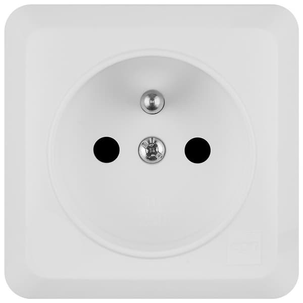 Sockel 2P+Z n/t IP20, vit berg