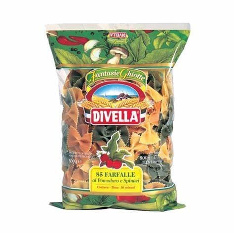 Divella Farfalle Tricolore pastafugle 500g