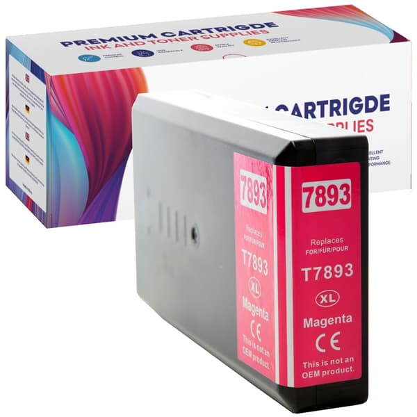 Blæk til Epson Epson WF-5110DW WorkForce Pro Magenta GP-E7893M