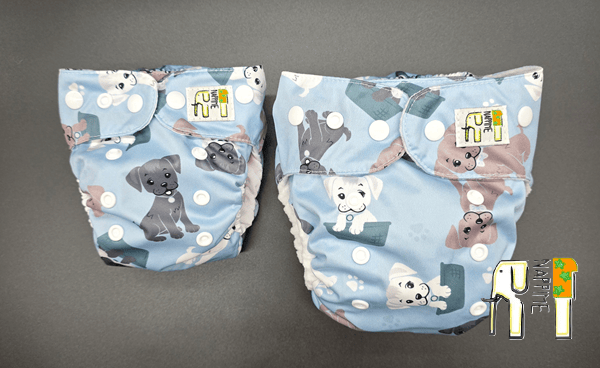 NappiMe MINI POCKET MICROFLEECE Vaskbare hundebleer, blå.