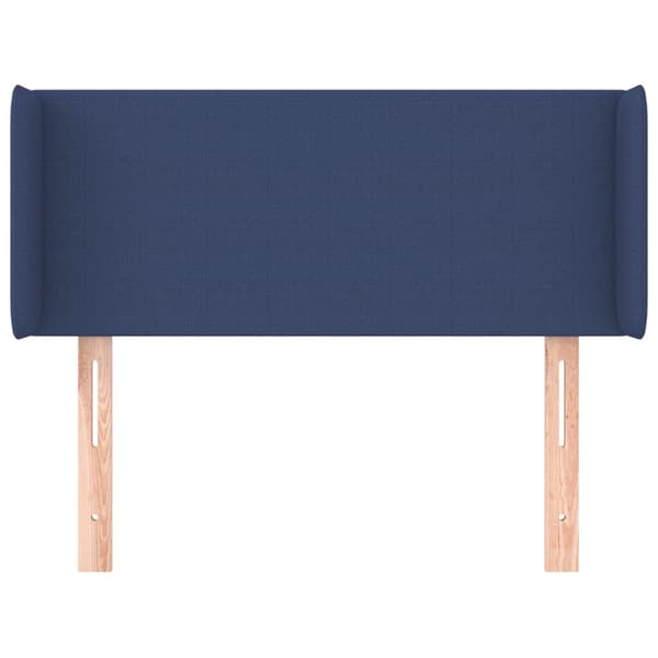 vidaXL Vingad nackstöd blå 83x16x78/88 cm tyg