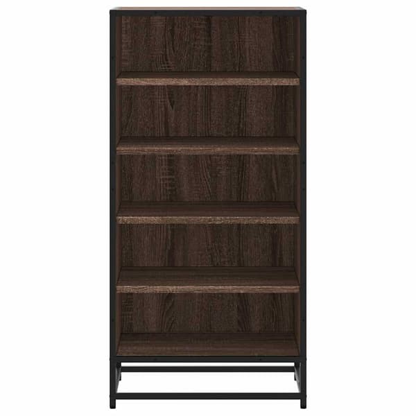 vidaXL skoskab brunt egetræ 48x38x97,5 cm
