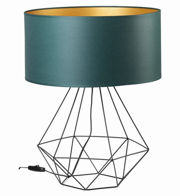 Tornado ADB Lampe Grøn-Guld