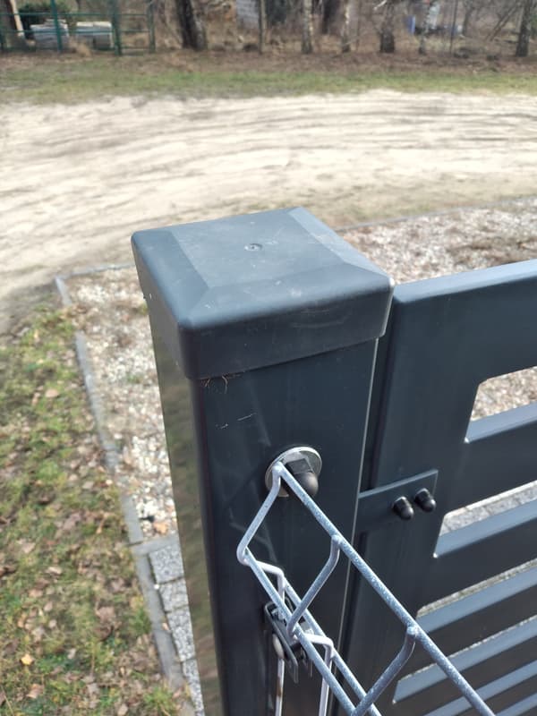Utvändig lock för profil, lock, tak, 40x40, 20 stycken, brun