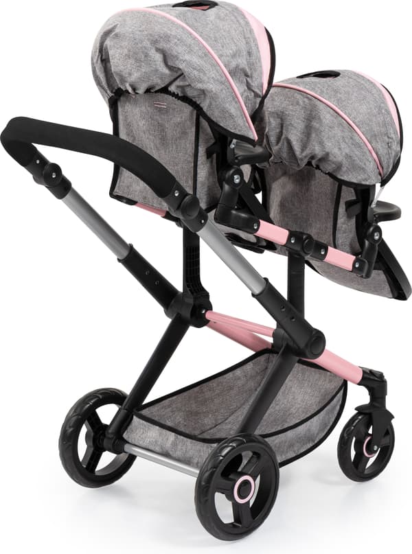 Bayer Design Xeo Twin dockvagn grå 26733AA