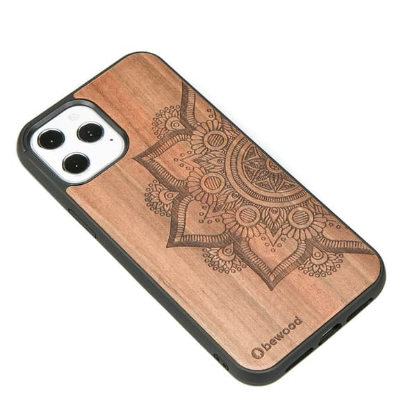 Træcover til iPhone 12 Pro Max MANDALA ÆBLETRÆ