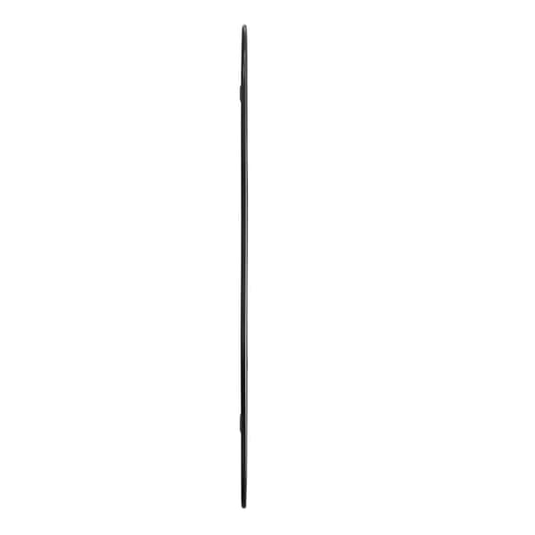 vidaXL vægspejl, sort, 80x35 cm