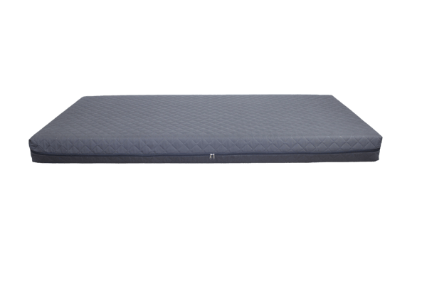 VÄCKT MADRASSÖVERDRAG MÖRKGRÅ 100x200x22