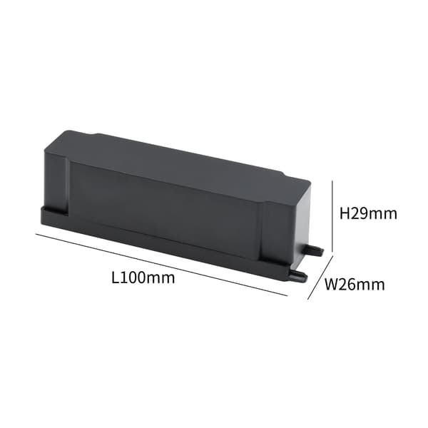 Strømkabelhus til SLIM TRACK 48VDC magnetiske skinner