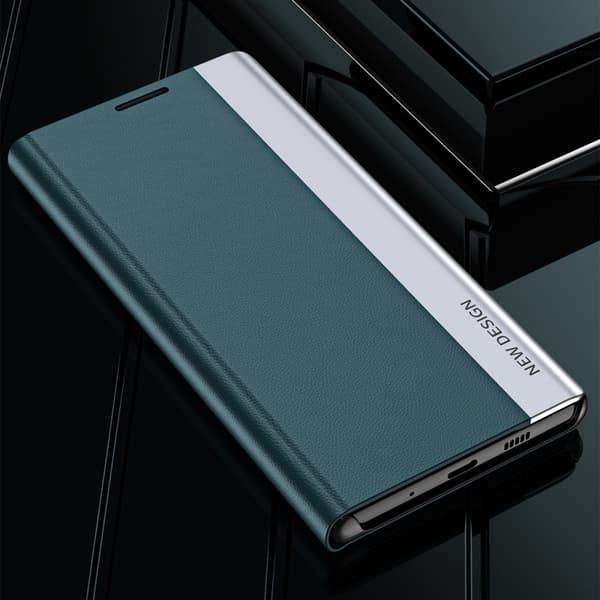 Samsung Galaxy A54 5G Flipfodral, Magnetiskt Sidoskal, Grön