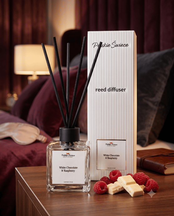 Hvid chokolade hindbær aromadiffuser