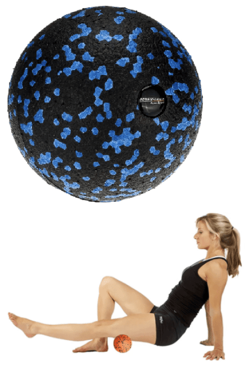 Aqua-Sport Powerstretch EPP 8 cm massageulle, sortblå