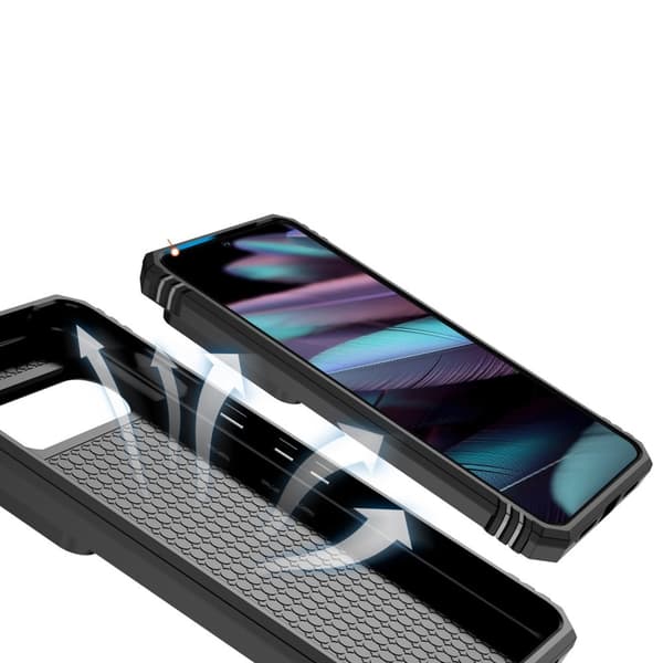 Pansret cover til Google Pixel 8 Pro, CamShield Slide, sort