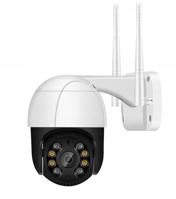 Trådlös utomhus IP wifi-kamera, roterbar