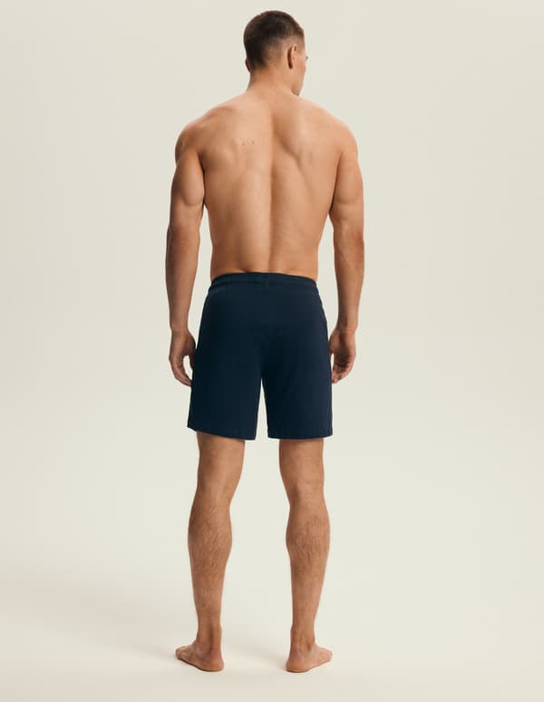 Mode Henderson Herr Pyjamasshorts 2-pack | Marinblå, Blå M