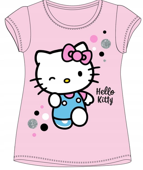 Hello Kitty kortärmad t-shirt flickor rosa 128