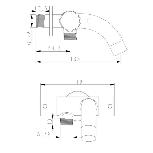 WEZER EKO22A-01 multifunktionel haneventil