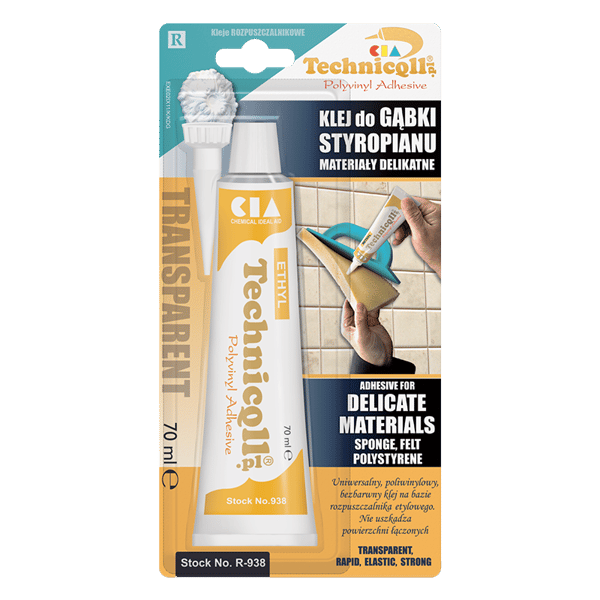 Technicqll-sieni- ja styroxliima 70 ml - R-938