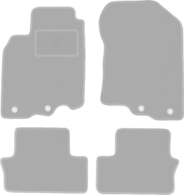 Grå bilmåtter til: Honda Insight II hatchback (2009-2014)