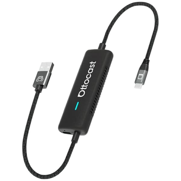 Ottocast CA450-T Mirror Touch CarPlay Biladapter Sort