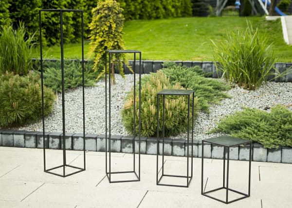 Modern stående blomsterställ 130 cm