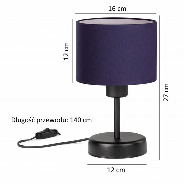 Tornado AMRUB-lampa, marinblå